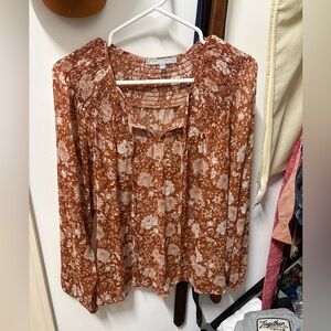 Anthropologie Floral Shirt